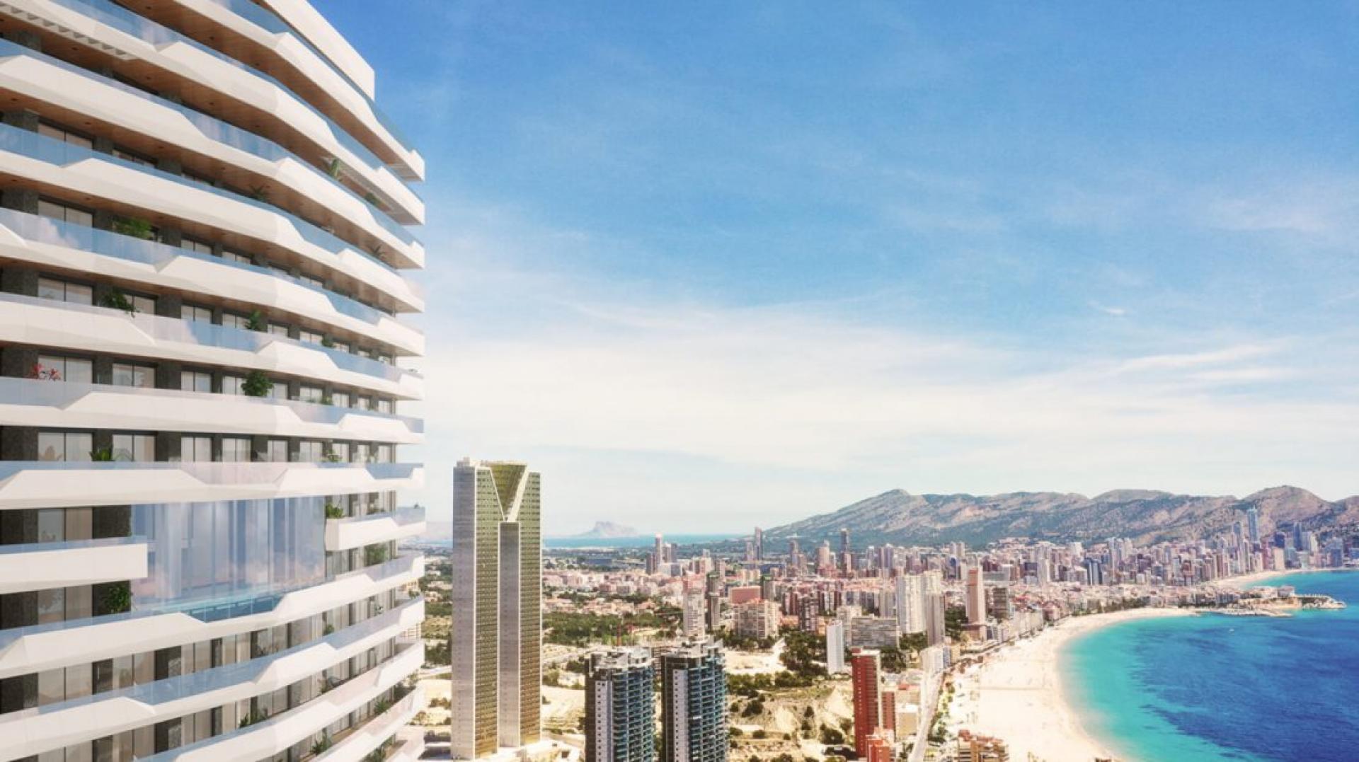 Benidorm - Apartamenty z pięknym widokiem na morze in Medvilla Spanje