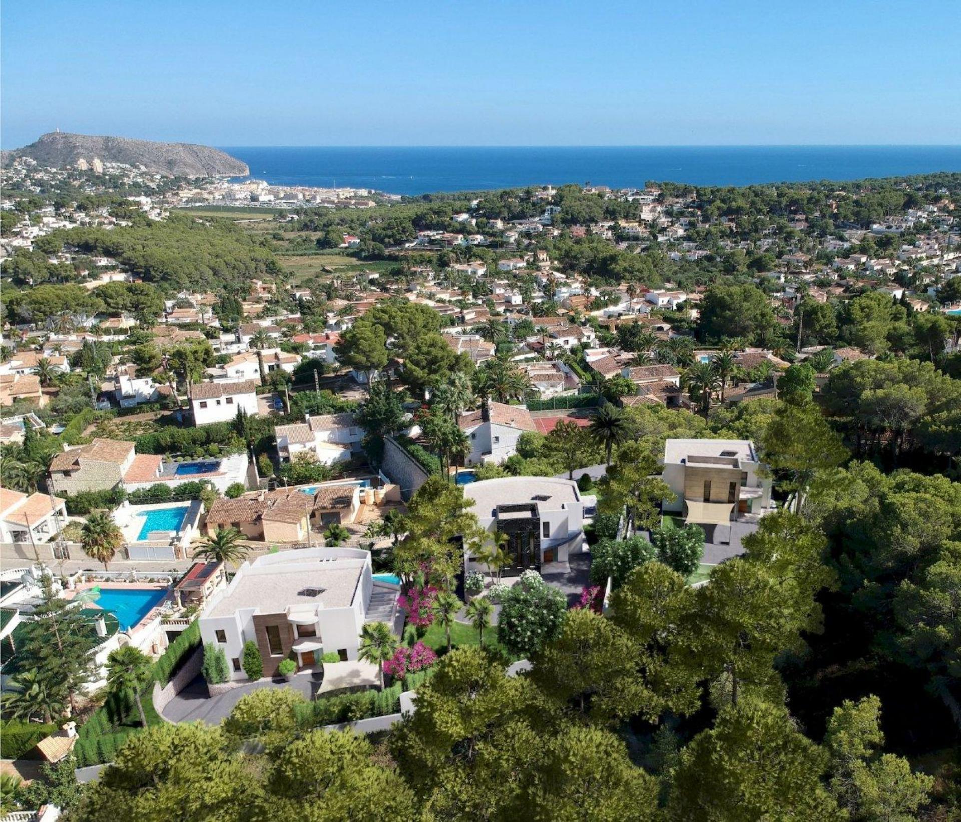 4 sypialnia Willa W Moraira - Nowa konstrukcja in Medvilla Spanje