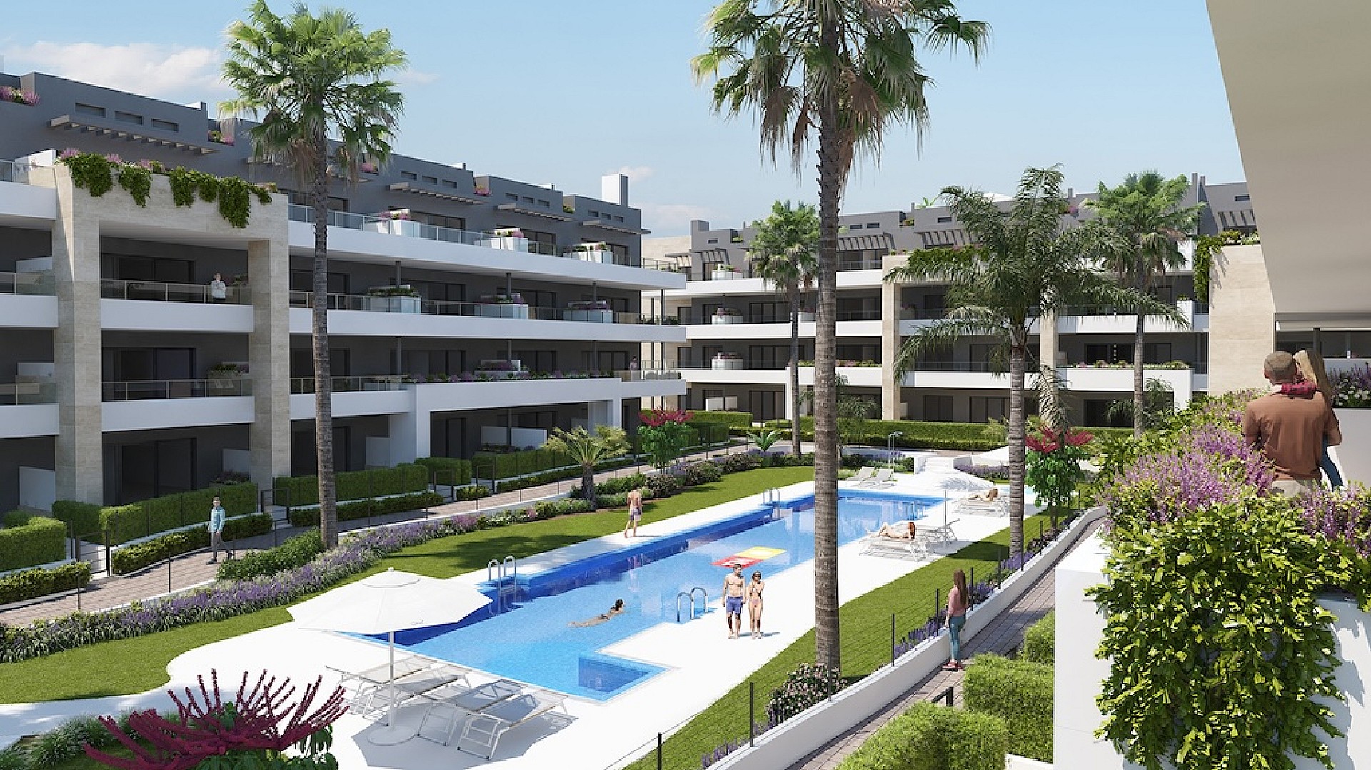 Apartamenty 500m od plaży w Playa Flamenca, Orihuela in Medvilla Spanje