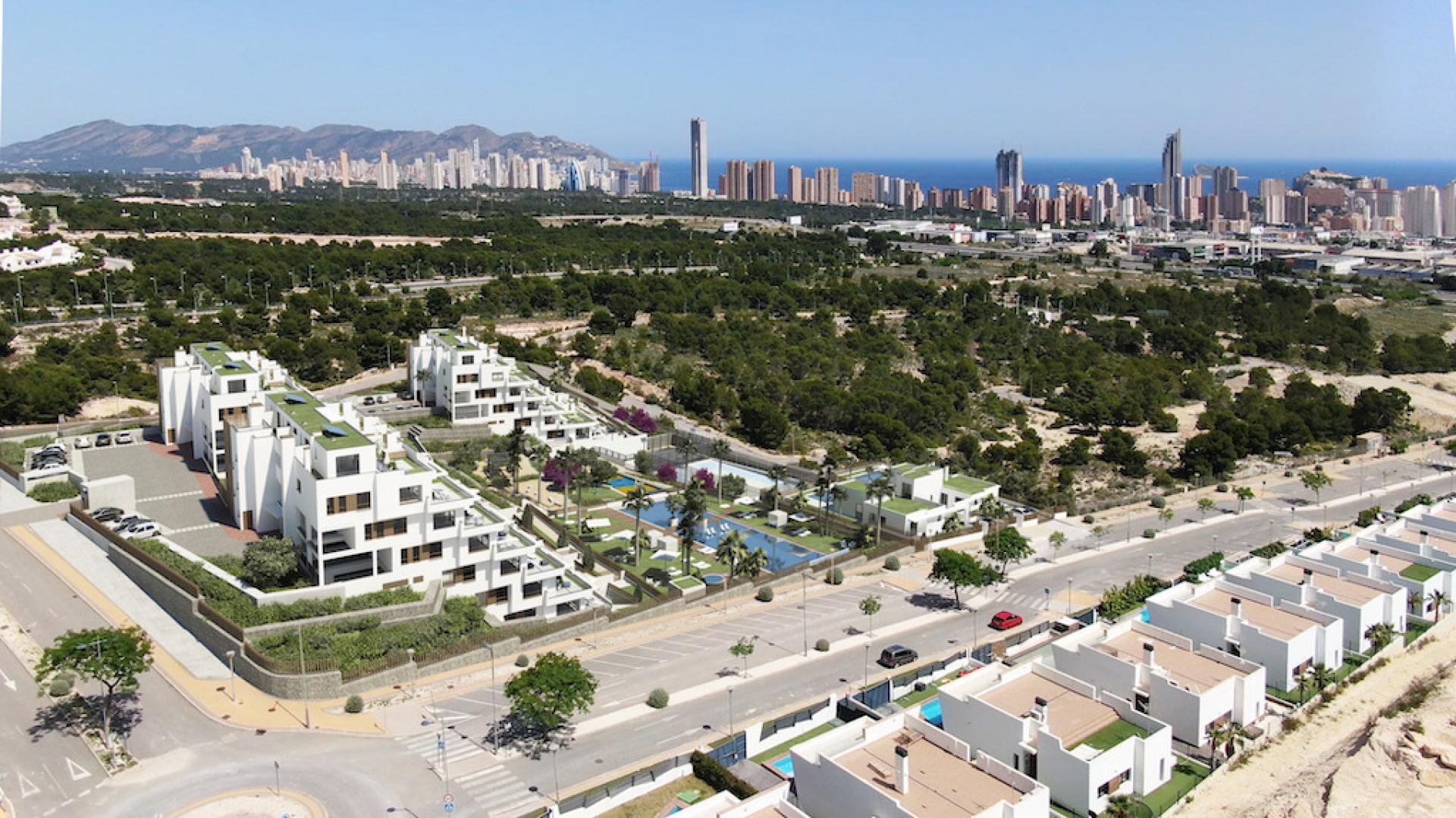 2 sypialnia Mieszkanie z balkonem W Benidorm - Nowa konstrukcja in Medvilla Spanje