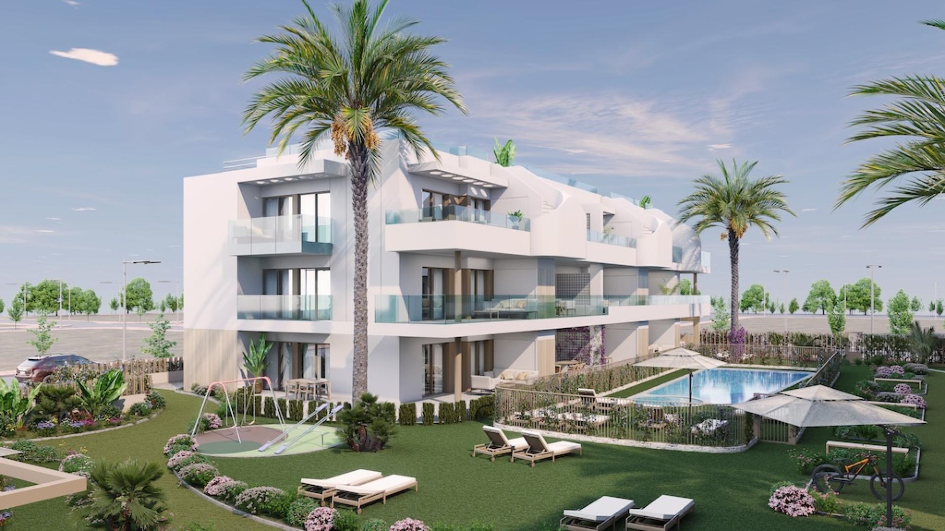 Nowe apartamenty na parterze Pilar de la Horadada, Costa Blanca Południe in Medvilla Spanje