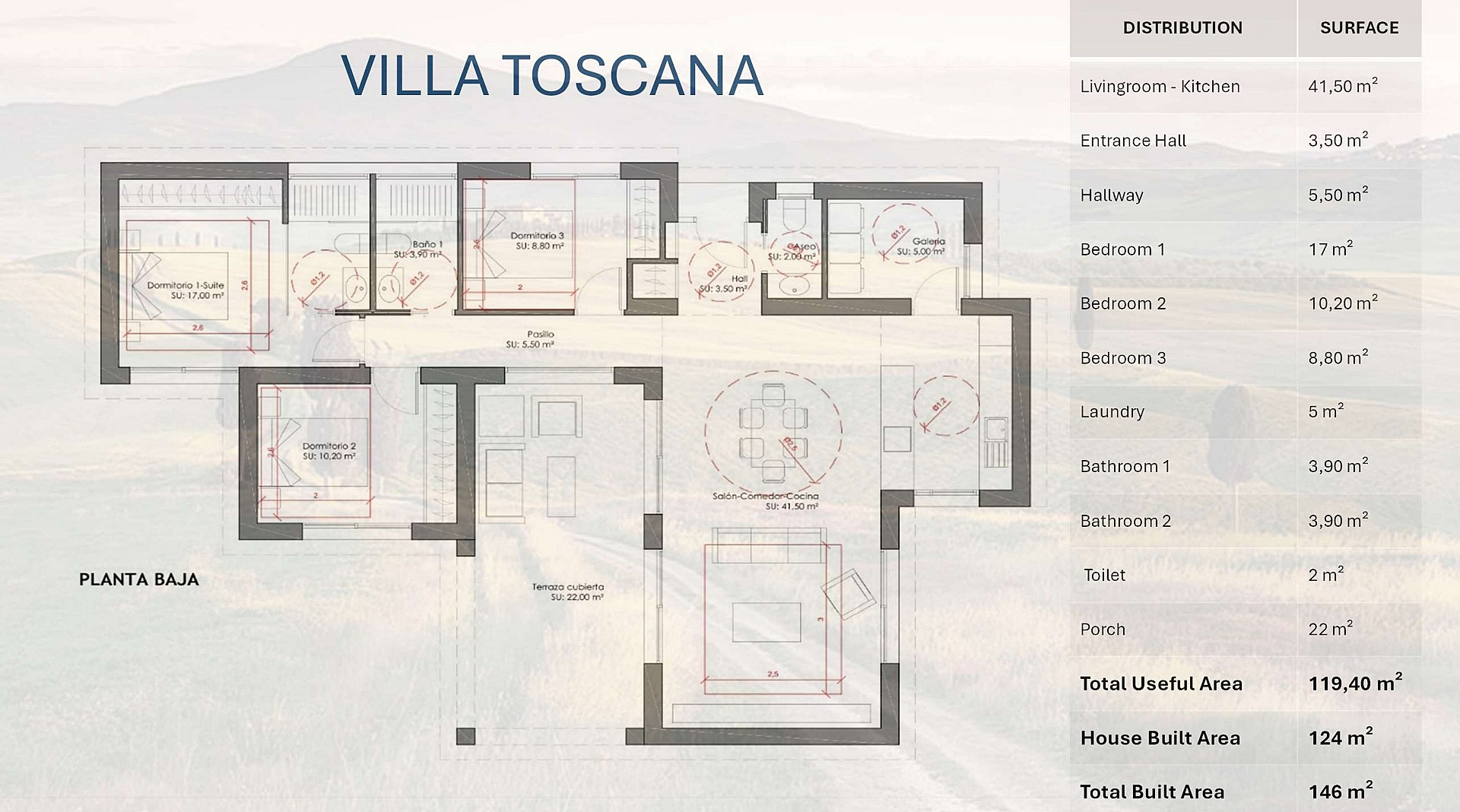 3 !bedroom Willa ! EN Aspe in Medvilla Spanje